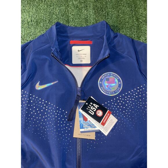 Nike Women’s XL Paris 2024 Paralympic Team Issued USA Olympic Jacket DZ3573-492 - Picture 4 of 12